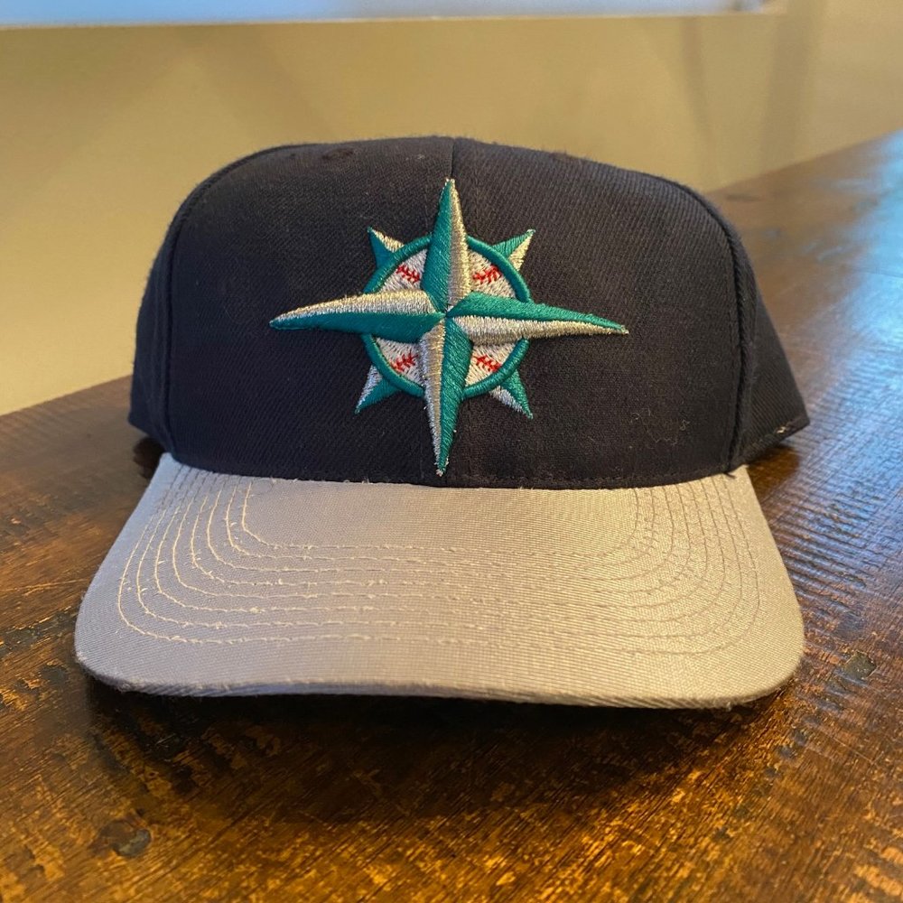 Vintage 90s Sports Specialties Seattle Mariners Hat Fitted 6 3/4 Youth